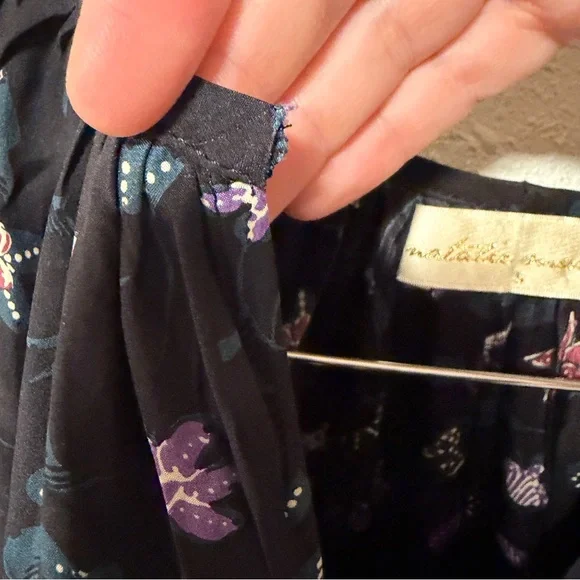 Natalie Martin Briana Dress in lotus print Nero Colorway wedding guest Silk - Picture 5 of 10